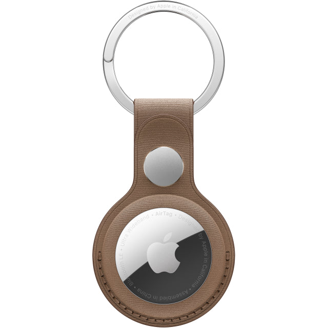 MT2L3ZM/A Apple Airtag FineWoven Key Ring Taupe