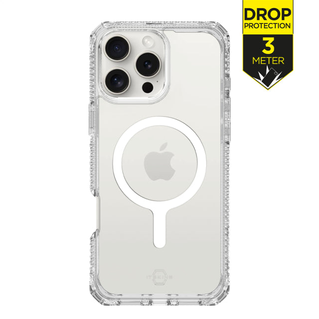 ITSKINS Level 2 HybridMagClear_R for Apple iPhone 16 Pro Max Transparent