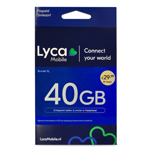 Lycamobile Holland Bundel XL