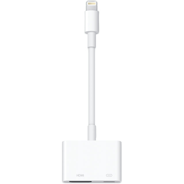 MW2P3ZM/A Apple Lightning to HDMI Adapter White
