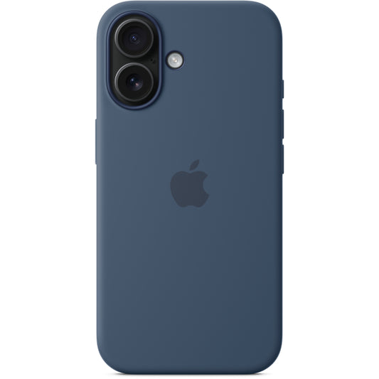 MYY23ZM/A Apple Silicone Case with MagSafe iPhone 16 Denim