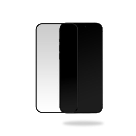 Mobilize Glass Screen Protector with Applicator for Apple iPhone 15 Pro Max Black Frame