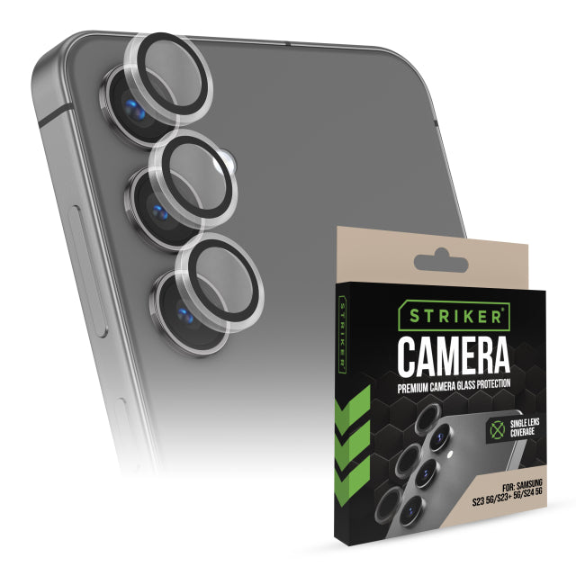 Striker Single Lens Glass Camera Protector - Transparent - Samsung Galaxy S23 5G/S23+ 5G/S24 5G
