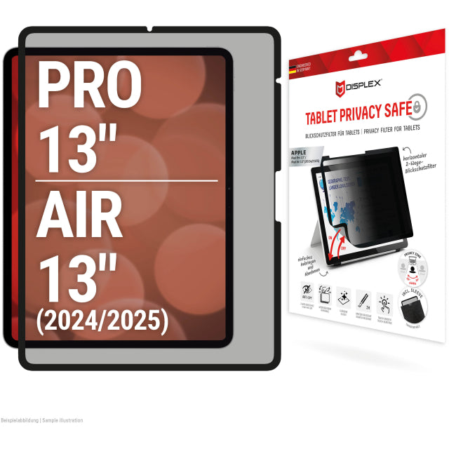 DISPLEX Privacy Safe Tablet Apple iPad Air 13 (2024)/iPad Pro 13 (2024/2025)