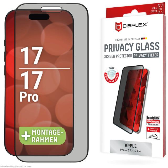 DISPLEX Privacy Glass FC iPhone 17/17 Pro