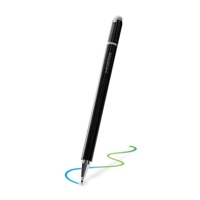 Mobilize High Sensitive 2in1 Capacitive Stylus Pen Black