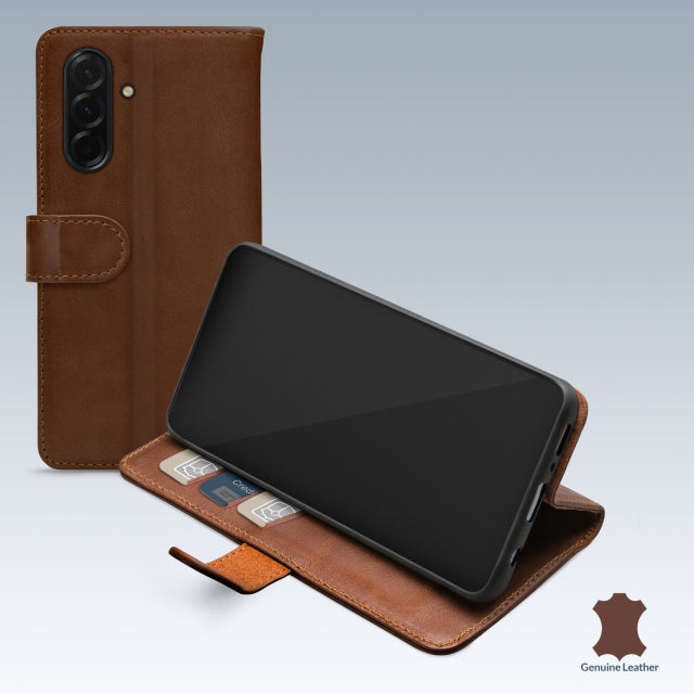 Mobilize Leather Wallet Samsung Galaxy A36 5G/A56 5G Brown