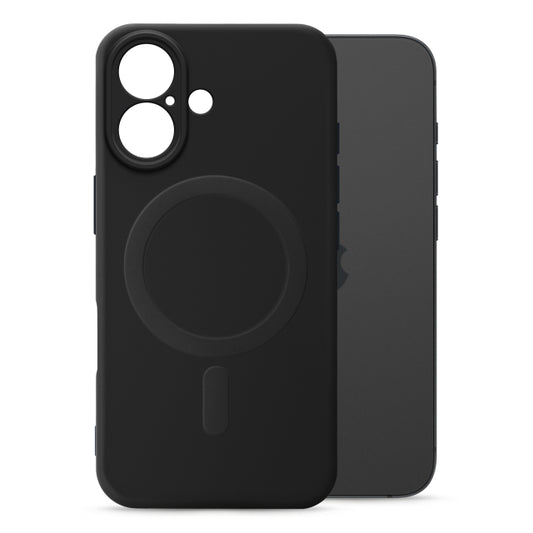 My Style Protective Flex Magsafe Compatible Case for Apple iPhone 16 Black
