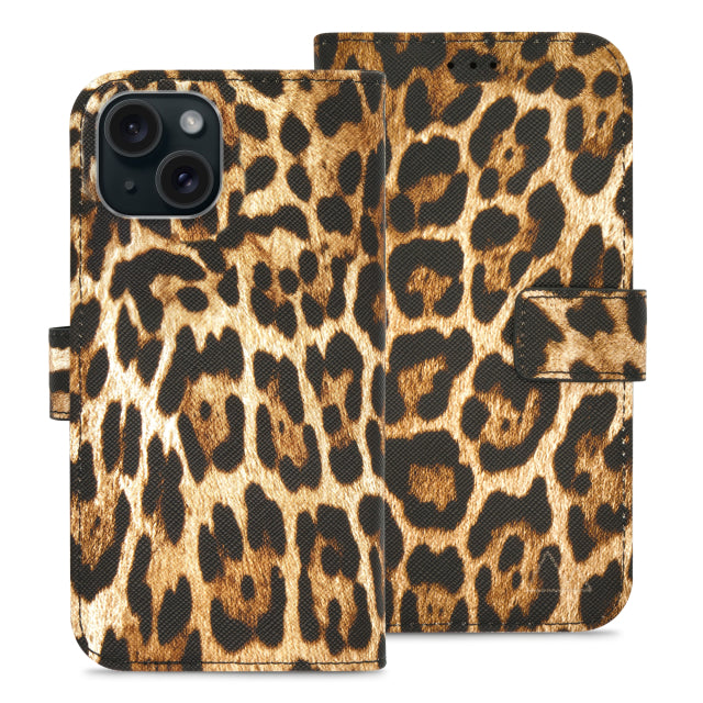 My Style Flex Wallet for Apple iPhone 13/14/15 Wild Leopard