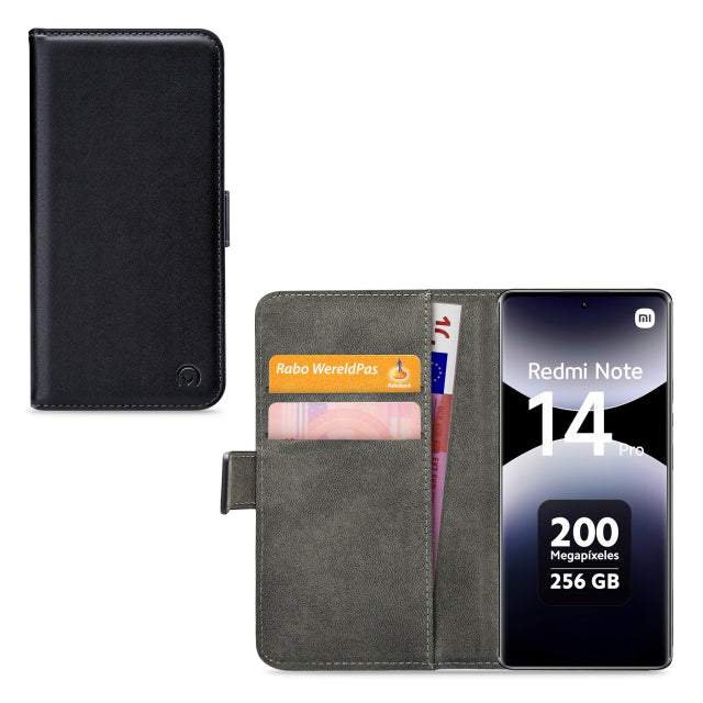 Mobilize Classic Gelly Wallet Book Case Xiaomi Redmi Note 14 Pro 4G Black