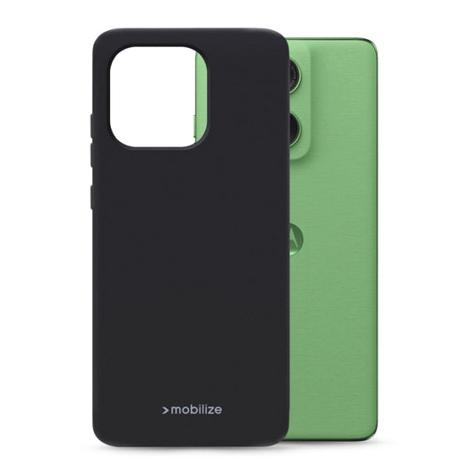 Mobilize Rubber Gelly Case Motorola Edge 60 Matt Black