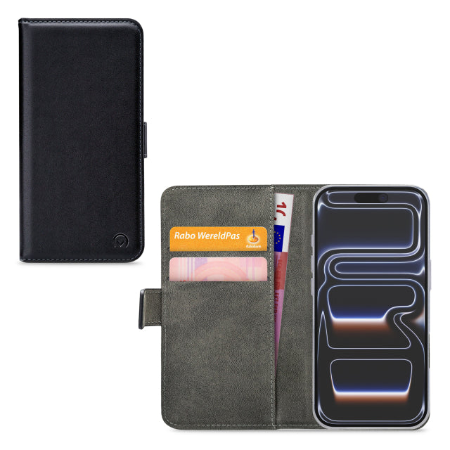 Mobilize Classic Gelly Wallet Book Case Apple iPhone 17 Pro Black