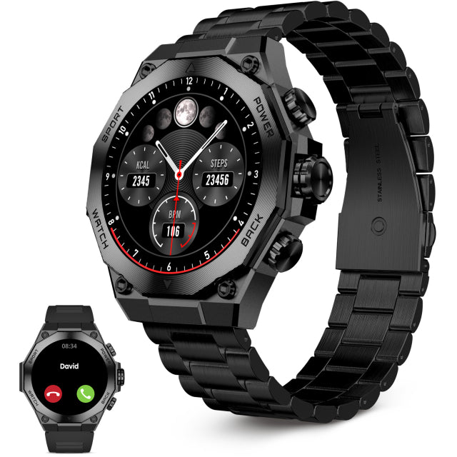 KSIX Smartwatch Titanium Black