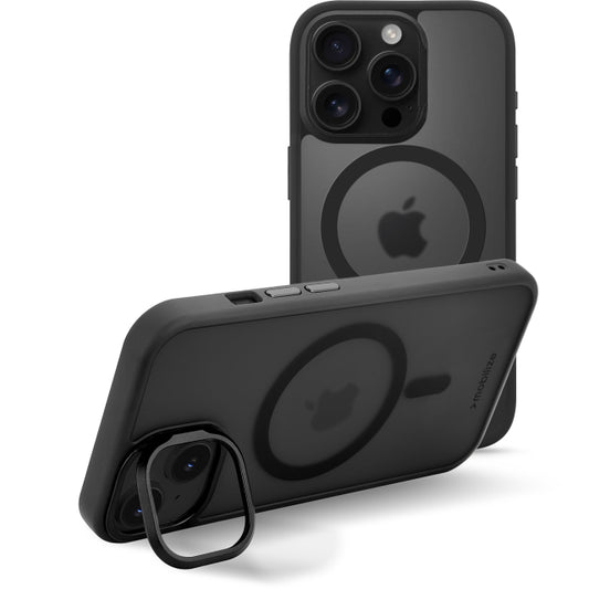 Mobilize MagSafe Compatible Hybrid Pro Case with Camera Stand Apple iPhone 16 Pro Black