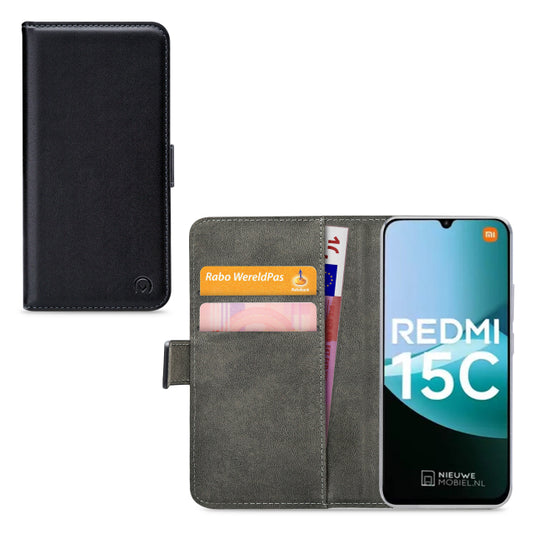Mobilize Classic Gelly Wallet Book Case Xiaomi Redmi 15C 4G/5G Black