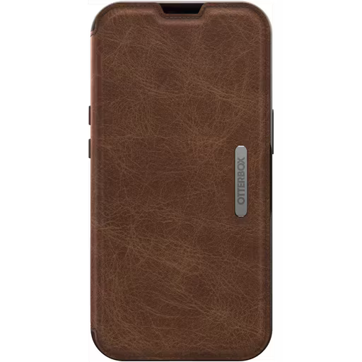 OtterBox Strada iPhone 13 Pro Hoesje Echt Leer Bookcase - Espresso Brown